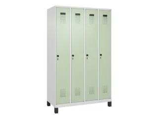 locker,HxBxD 1950x1200x500mm,4vak,vak B 300mm,draaigrendel,voeten - 3