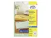 inkjetetiket Avery 63,5x29,6mm transparant 25 vel 27 etiketten per vel