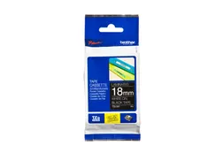 Labeltape Brother P-touch TZe-345 standaard 18mm wit op zwart