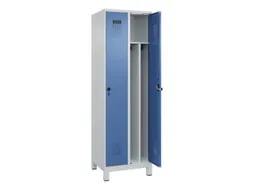 locker voor scheiding van kleding,HxBxD 1950x600x500mm,2vak