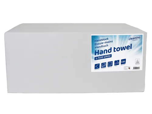 Handdoek Blanco Z-vouw 2-Laags 24x21cm 20x160 stuks