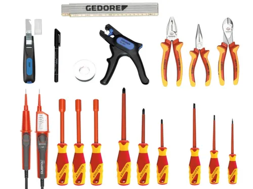 1091 18-Delige Koffer Voor Elektrisch Gereedschap