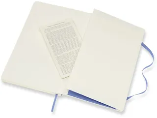 Notitieboek Moleskine large 130x210mm lijn soft cover hydrangea blue - 5