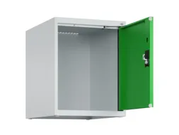 opzetkast,v. locker,1vak.,vak B 400mm,HxBxD 500x400x500mm,cilinderslot