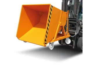 Kiepbak voor spaanders,HxLxB 1275x1345x1200mm,0,7m³,draagverm. 1000kg - 2