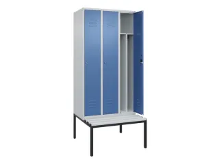 locker voor scheiding van kleding,HxBxD 2120x900x815mm,3vak - 2