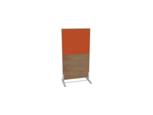 scheidingswand,HxB 1545x800mm,NT-cherry,BN3012-oranje