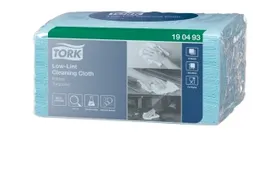 Tork 190493 Low-lint Reinigingsdoek W8 Folded Turquoise