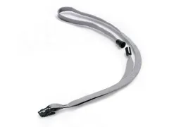 Textielkoord Durable 8119 Met Klem Grijs Pak a 10 stuks