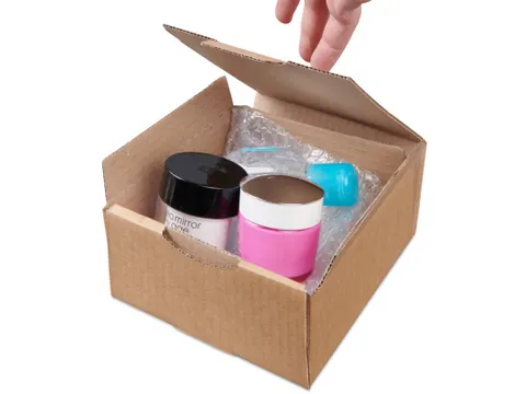 Verzenddoos Postdoos 100x80x60mm Bruin 50 Stuks