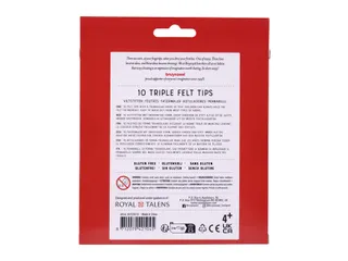 Viltstift Bruynzeel Kids Triple assorti 10 stuks - 5