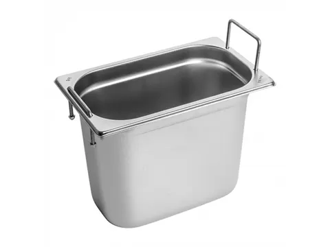 Caterchef Gastronorm bak RVS met greep 1/4 GN 200mm