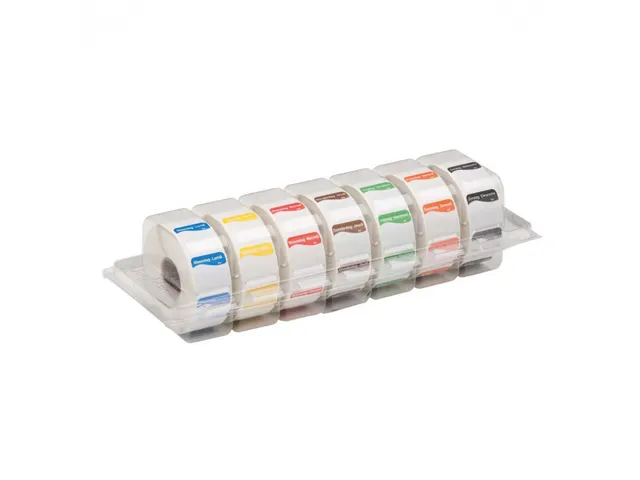 Dispenser Verwijderbare HACCP Label Dagetiket 7x1000st