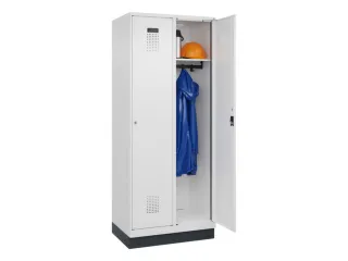locker,HxBxD 1950x800x500mm,2vak,vak B 400mm,cil.-slot,sokkel - 1