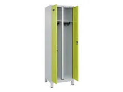 locker voor scheiding van kleding,HxBxD 1950x600x500mm,2vak
