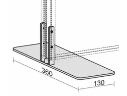 Standvoet,M. Hoogtecompensatie,V. Kantoor-Scheidingswand