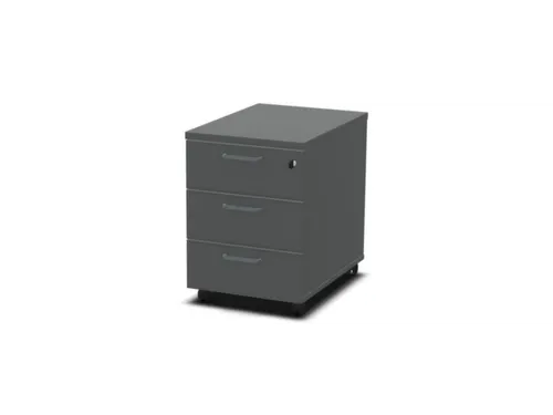 mobiel ladeblok,HxBxD 600x430x600mm,3lade(n),MS-donkergrijs