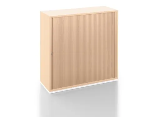 jaloeziedeurkast,HxBxD 1200x1200x450mm,sokkel kleur wit,decor esdoorn