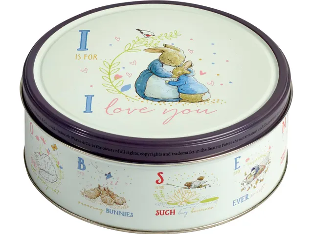 Hamlet Peter Rabbit koeken, metalen doos van 150 gram