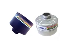 RSG 400 A2B2E2K2P3 combinatiefilter, universele schroefdraad EN148-1,