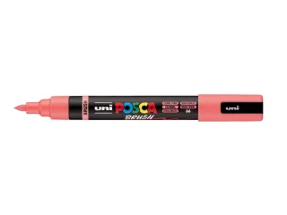 Paintmarker Uni POSCA PC-5BR brushpunt M koraal - 2