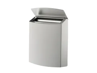 Hygiënebak 9 liter kniebediening RVS anti-fingerprint - 2