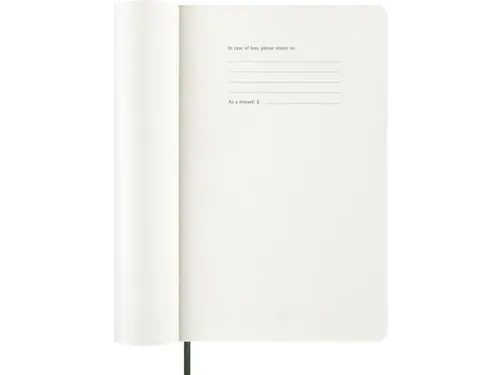 Agenda 2027 Moleskine 12M Weekly 7dag/1pagina large sc myrtle green