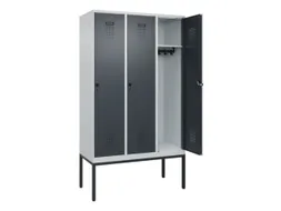 locker,HxBxD 2120x1200x500mm,3vak,vak B 400mm,draaigrendel