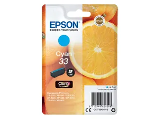 Inktcartridge Epson 33 T3341 Blauw C13T33424012 - 1