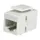 Witte Cat 6 RJ45 Keystone jack-netwerkkoppeling - F/F