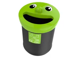 Afvalbak Smiley Face Bin 52 Liter Mixed Recycling Groen