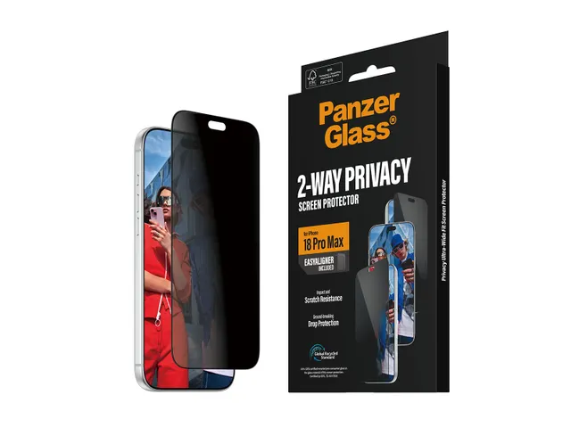 PanzerGlass 2-Way Privacy Screen Protector iPhone 2026 Pro Max | Ul