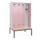 locker met bank,HxBxD 2120x1200x815mm,4vak,vak B 300mm,cilinderslot