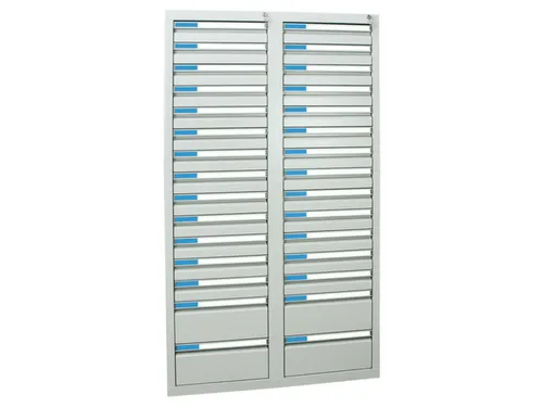 ladekast,HxBxD 1800x1000x500mm,30lade(n),centr. vergrendeling