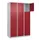lockerkast,HxBxD 1850x1200x500mm,3x4vakken,vak B 400mm,cil.-slot