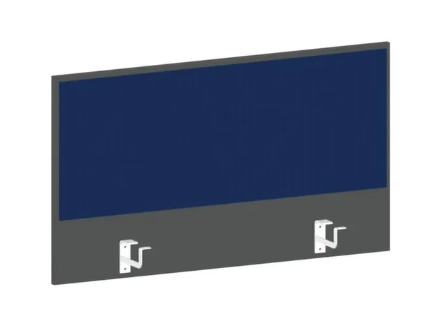 baliepaneel bureau aanbouw achter MS-donkergrijs BN6016-blauw 1000mm