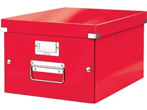WOW opbergdoos Click & Store ft M rood