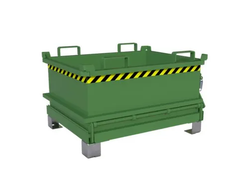 mini-bodemklepcontainer,HxLxB 625x800x1000mm,0,24m³,inrijbeugel,staal