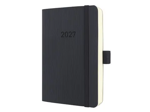 Dagagenda Conceptum A6 2027 (NL/FR/EN/DU) zwart Softcover