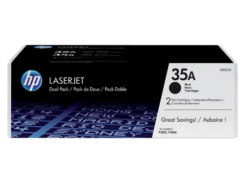 Tonercartridge Hp CB435AD Nr.35a Zwart Duopack