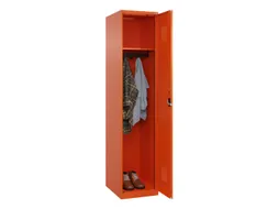 locker,HxBxD 1850x400x500mm,1vak,vak B 400mm,cil.-slot,staand op vloer