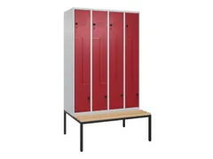armoire vestiaire Z HxlxP 2120x1200x815mm 8compart.