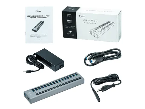 i-tec USB 3.0 HUB 16-Poorts 90 W