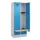 locker met bank,HxBxD 1950x800x815mm,2vak,vak B 400mm,cilinderslot