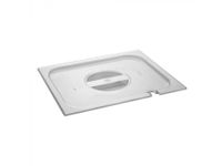 Caterchef Deksel met lepeluitsparing 1/2 GN polycarbonaat Transparant