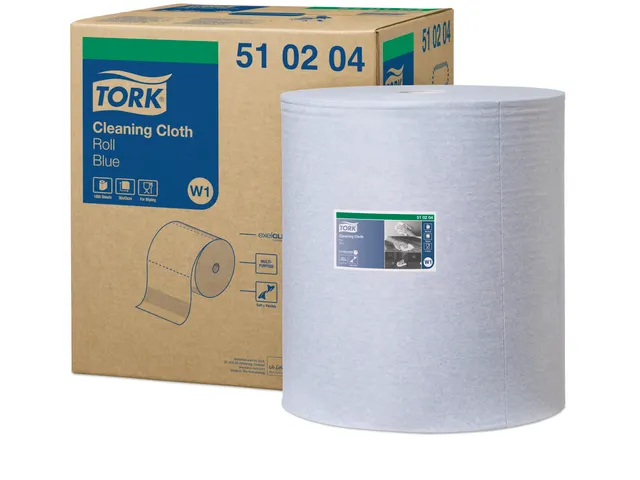 Werkdoek Tork Premium 510 Blauw 510204 W1 Rol