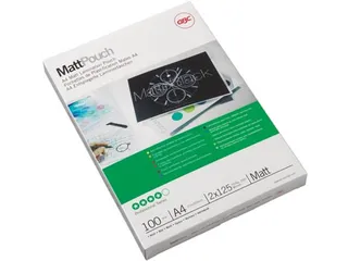Lamineerhoes mat A3 250 micron (2x125 micron), pak van 50 stuks - 7