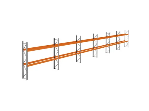 palletstelling,basis+5xaanbouw,HxBxD 3360x22300x750mm,vakl. 3400kg