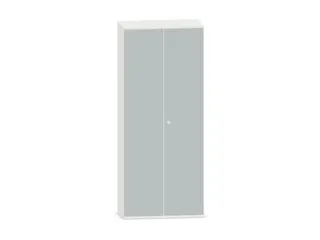 kantoorkast,HxBxD 1920x800x430mm,decor romp wit,decor front lichtgrijs - 1
