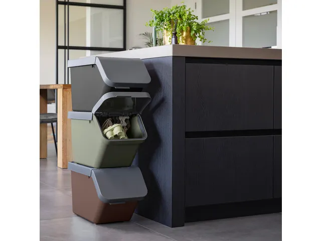 Sigma Home sorteer unit 60L donkergroen - 49,3x38,8x44,8cm
